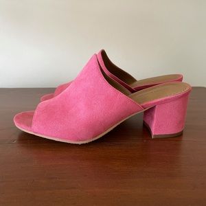 14th & Union Pink Block Heels